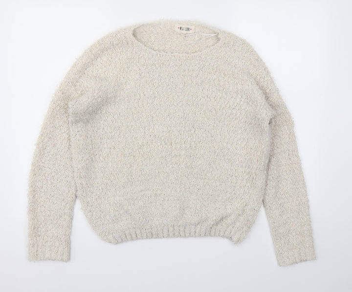 New Look Womens Beige Pullover Jumper Size M