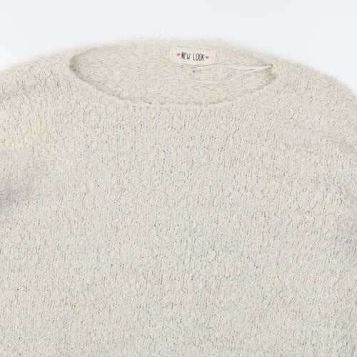 New Look Womens Beige   Pullover Jumper Size M