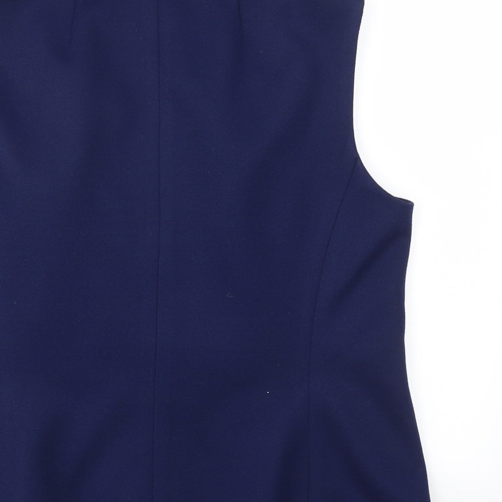 Eastex Womens Blue   Jacket Suit Waistcoat Size 20