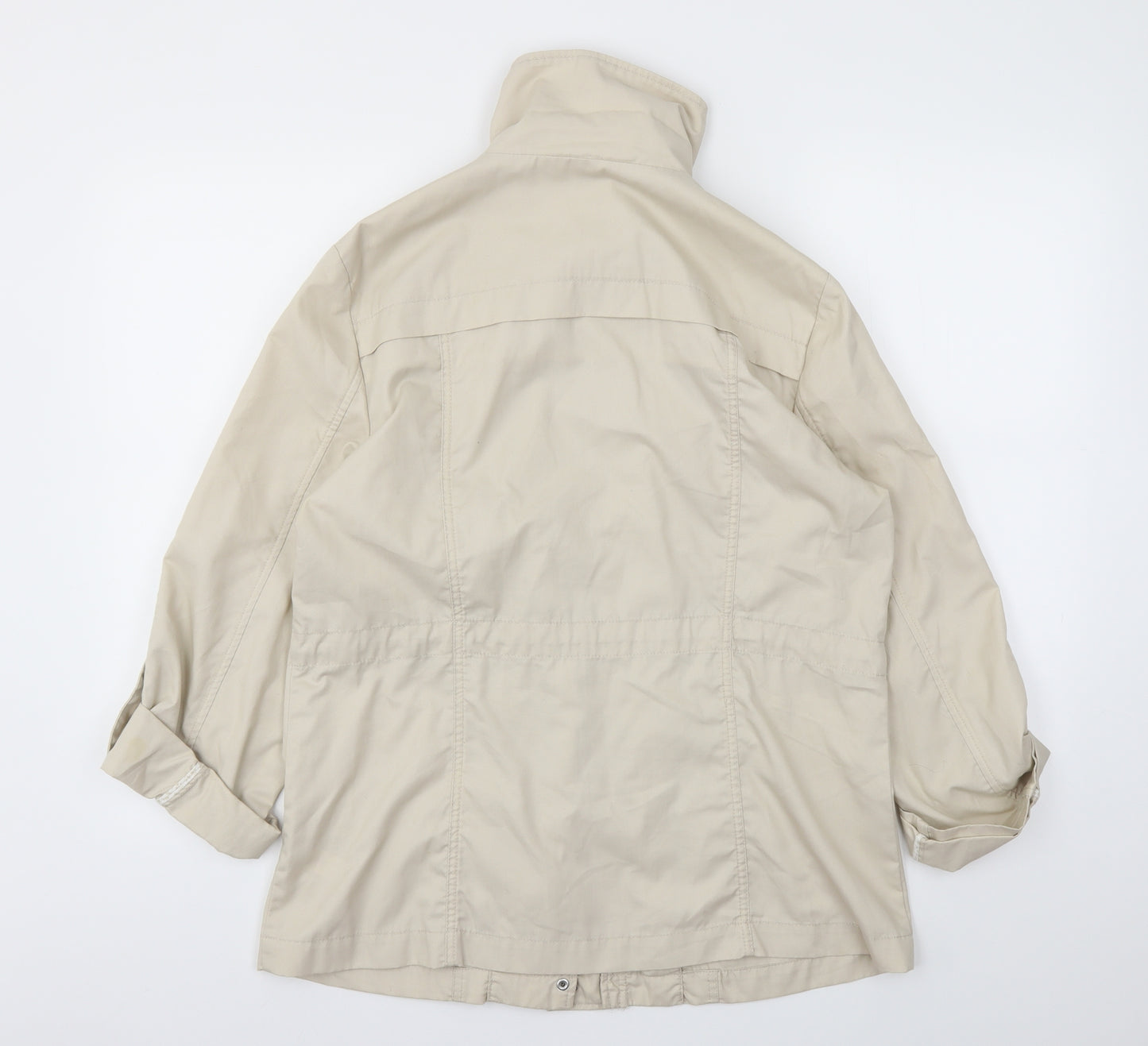 Debenhams Womens Beige   Jacket Coat Size 14