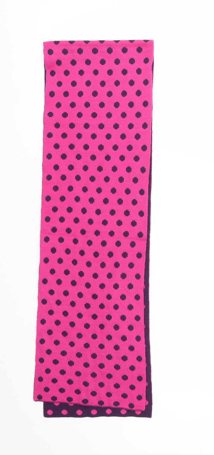 BHS Girls Pink Spotted Scarf Scarves & Wraps Size Regular