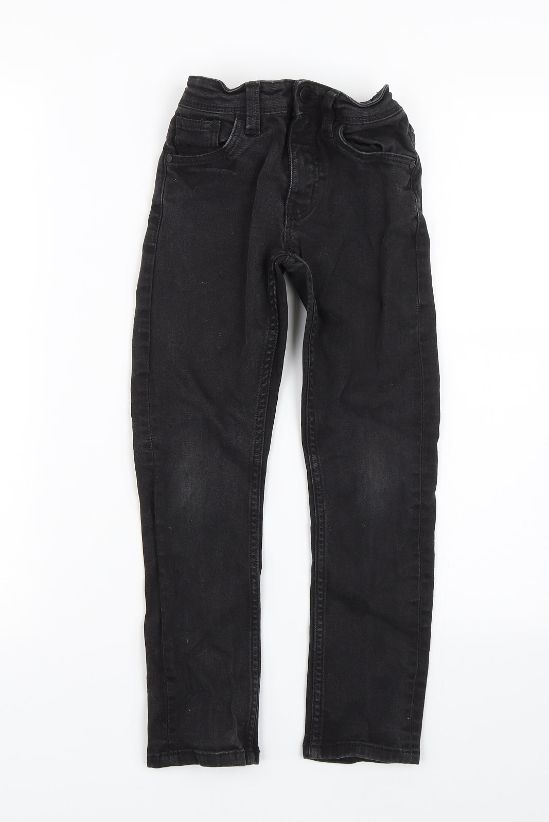 NEXT Boys Black  Denim Skinny Jeans Size 7 Years