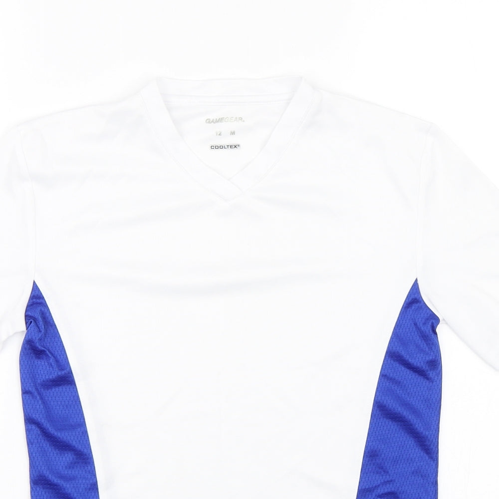 Gamegear Womens White   Basic T-Shirt Size 12