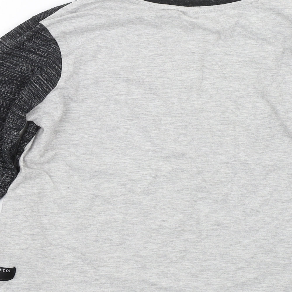 George Boys Grey   Basic T-Shirt Size 9-10 Years