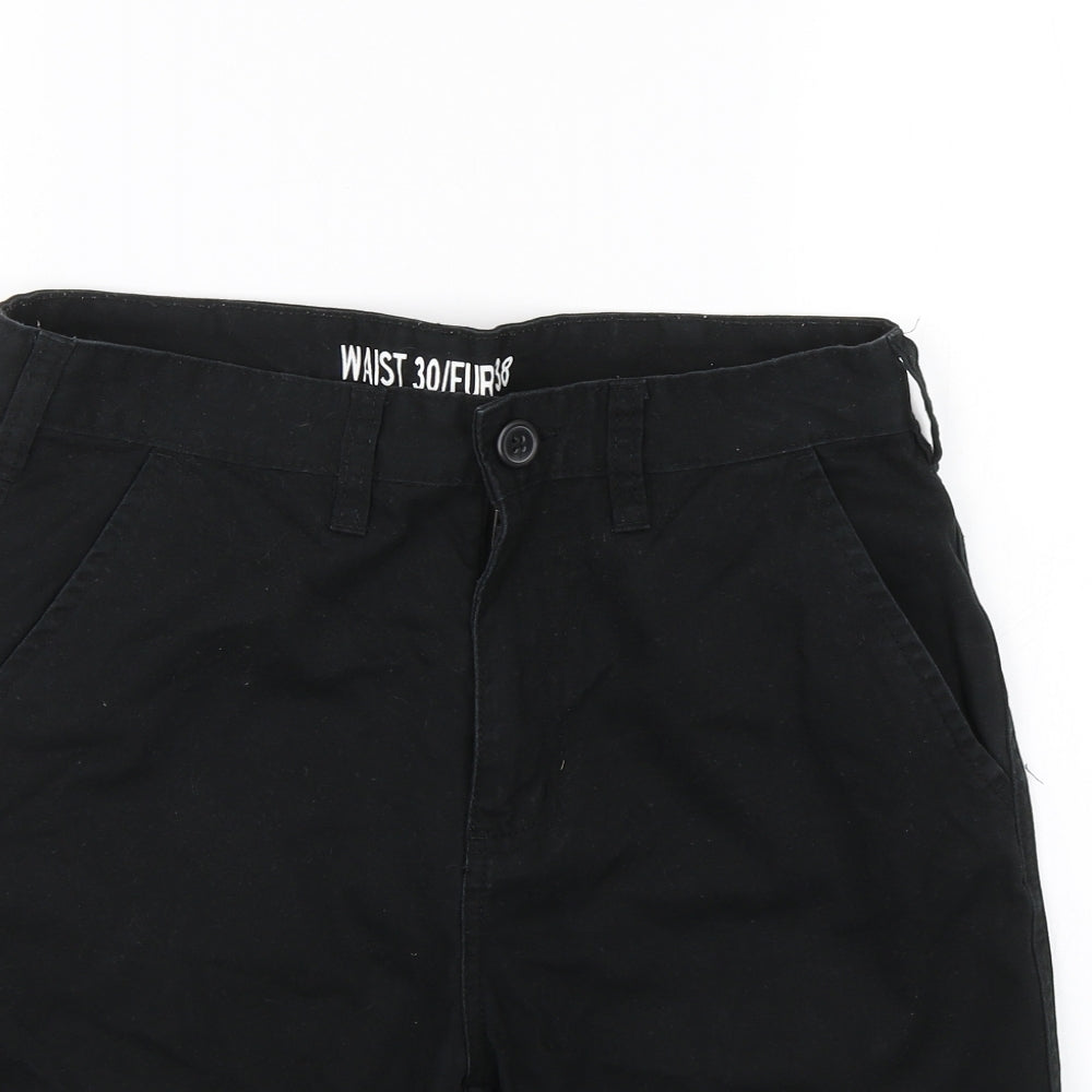 Primark Mens Black   Bermuda Shorts Size 30