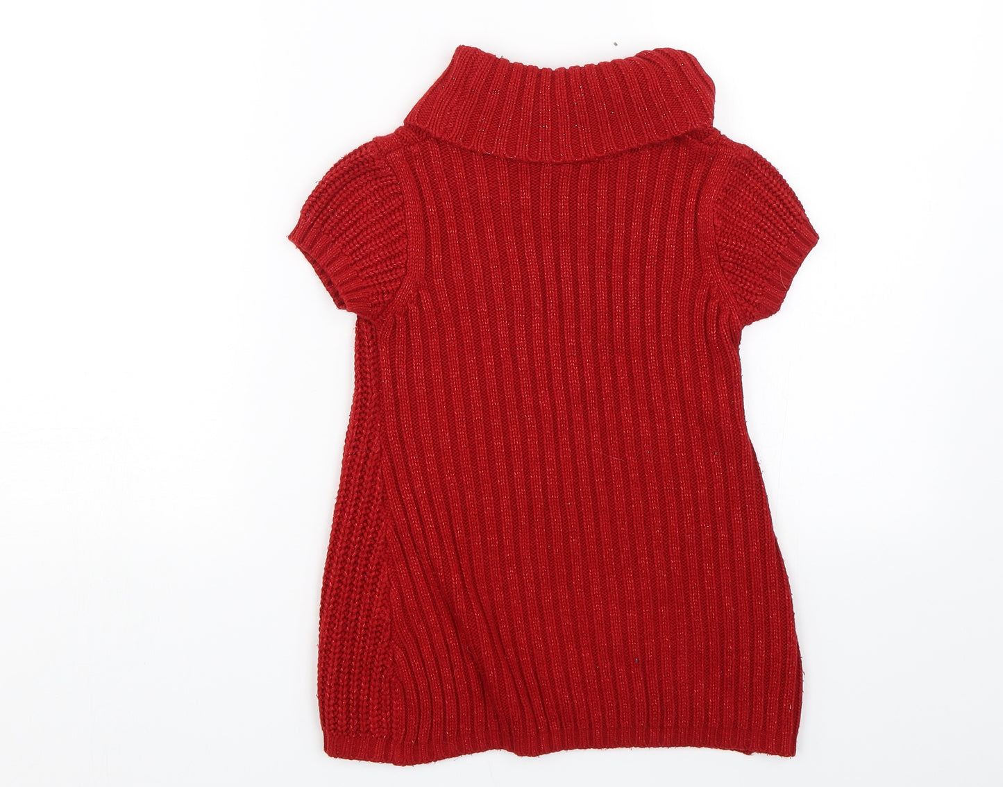 Adams Girls Red   Pullover Jumper Size 6 Years