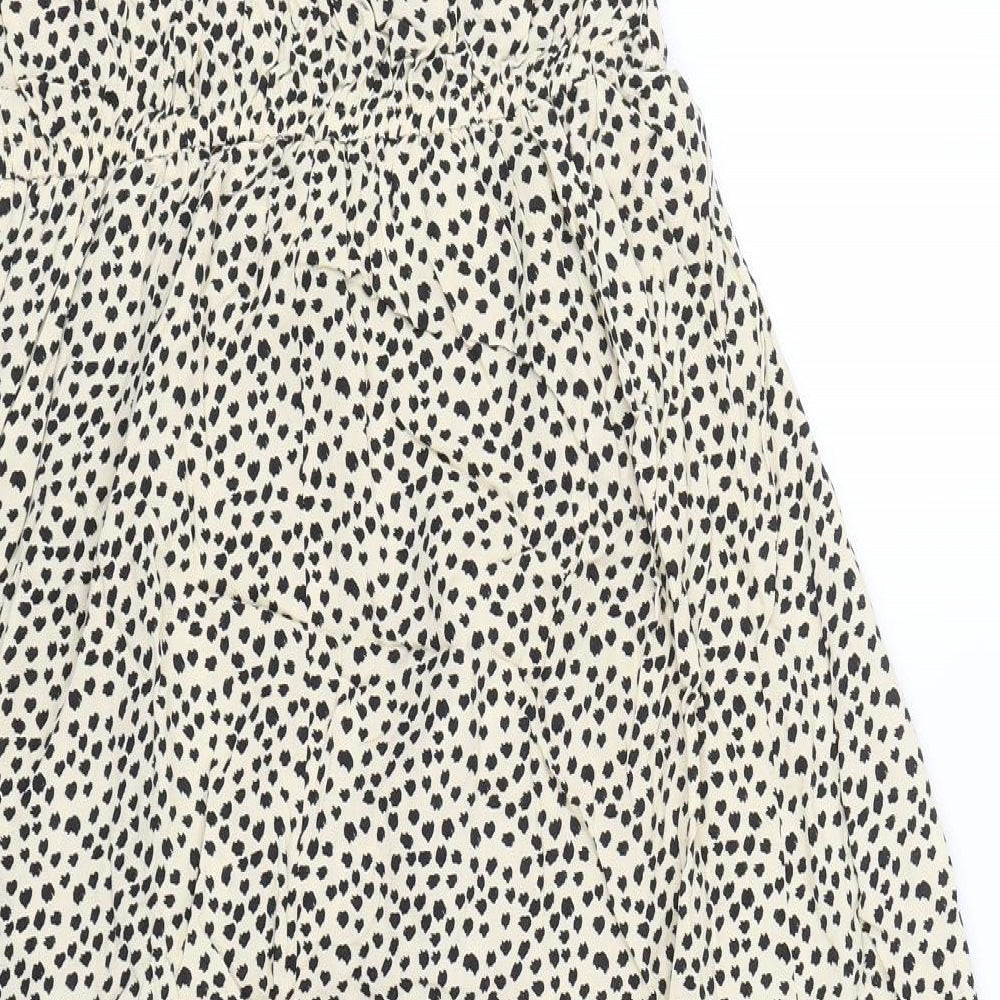 Primark Womens Beige Spotted  Jumpsuit One-Piece Size 14