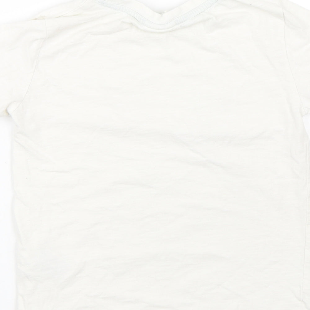 Kate Morgan x H&M Boys White   Basic T-Shirt Size 4-5 Years  - Frogs