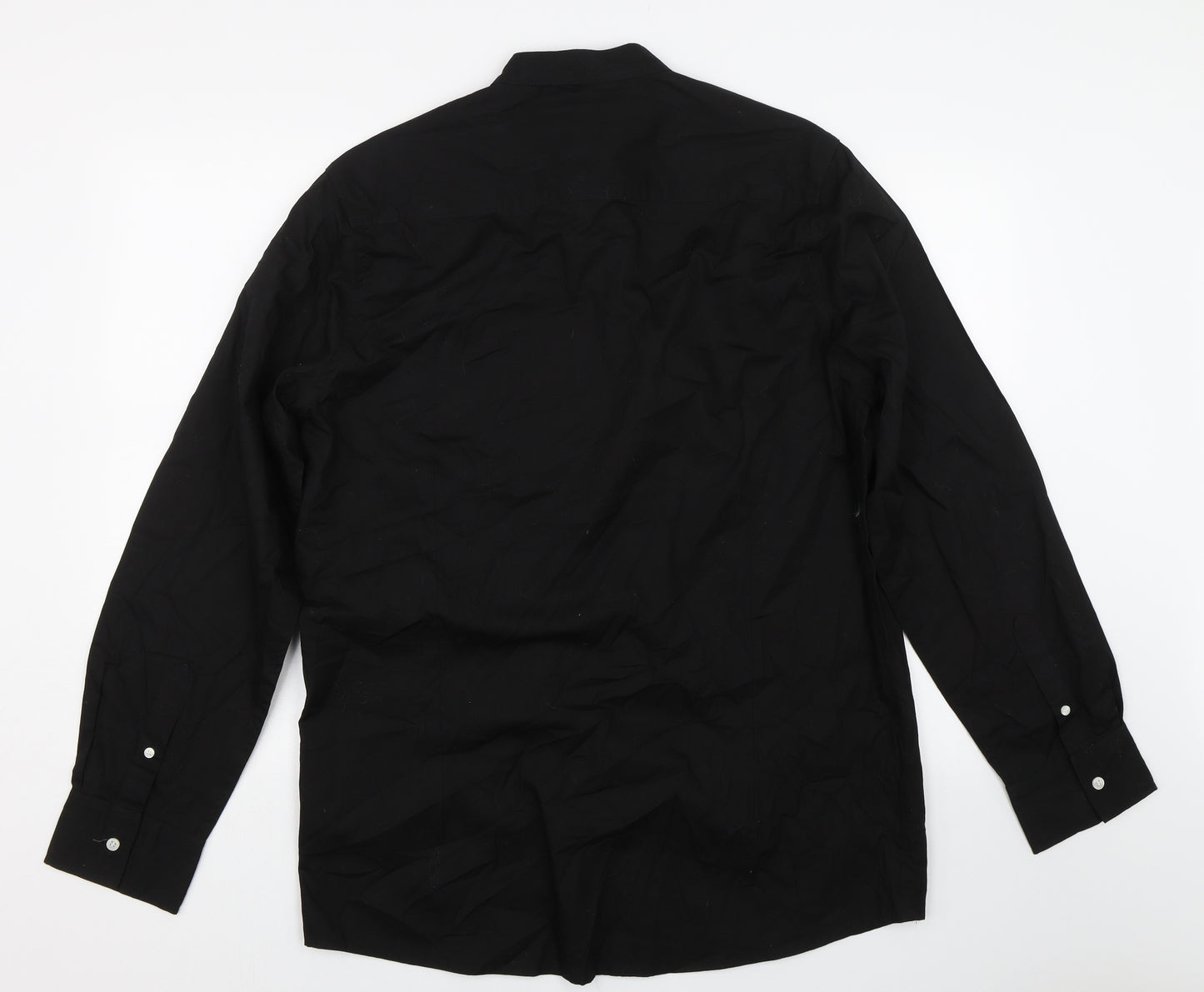 Jacamo Mens Black    Dress Shirt Size M