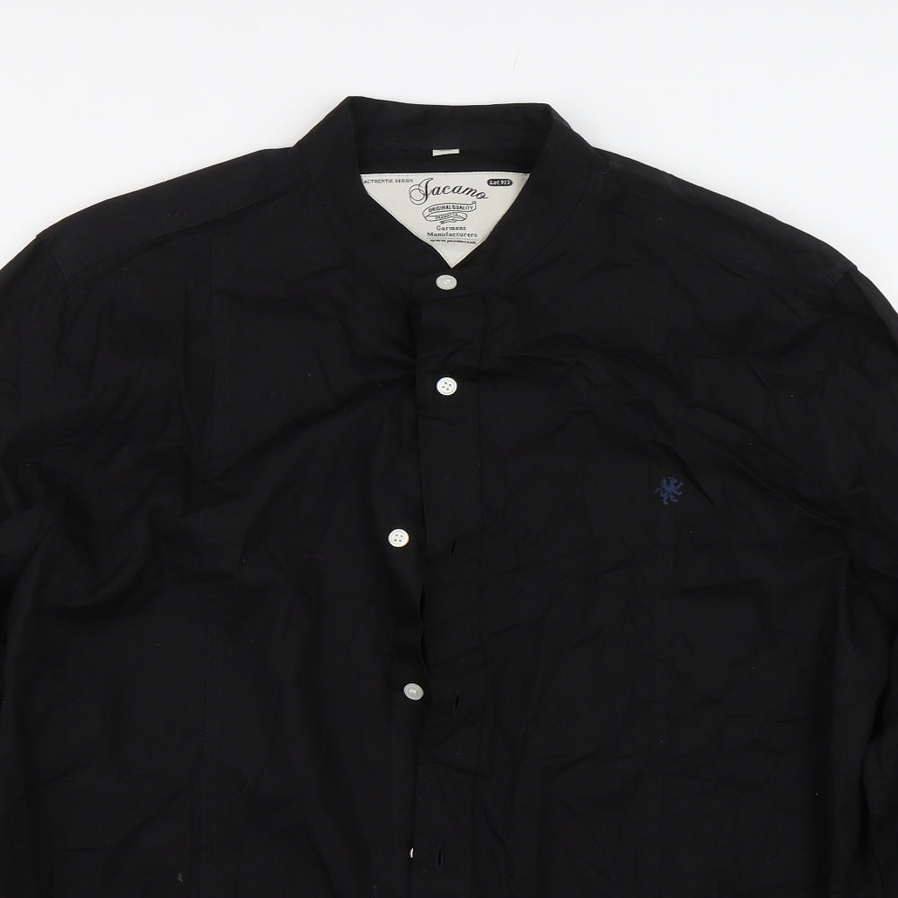 Jacamo Mens Black    Dress Shirt Size M