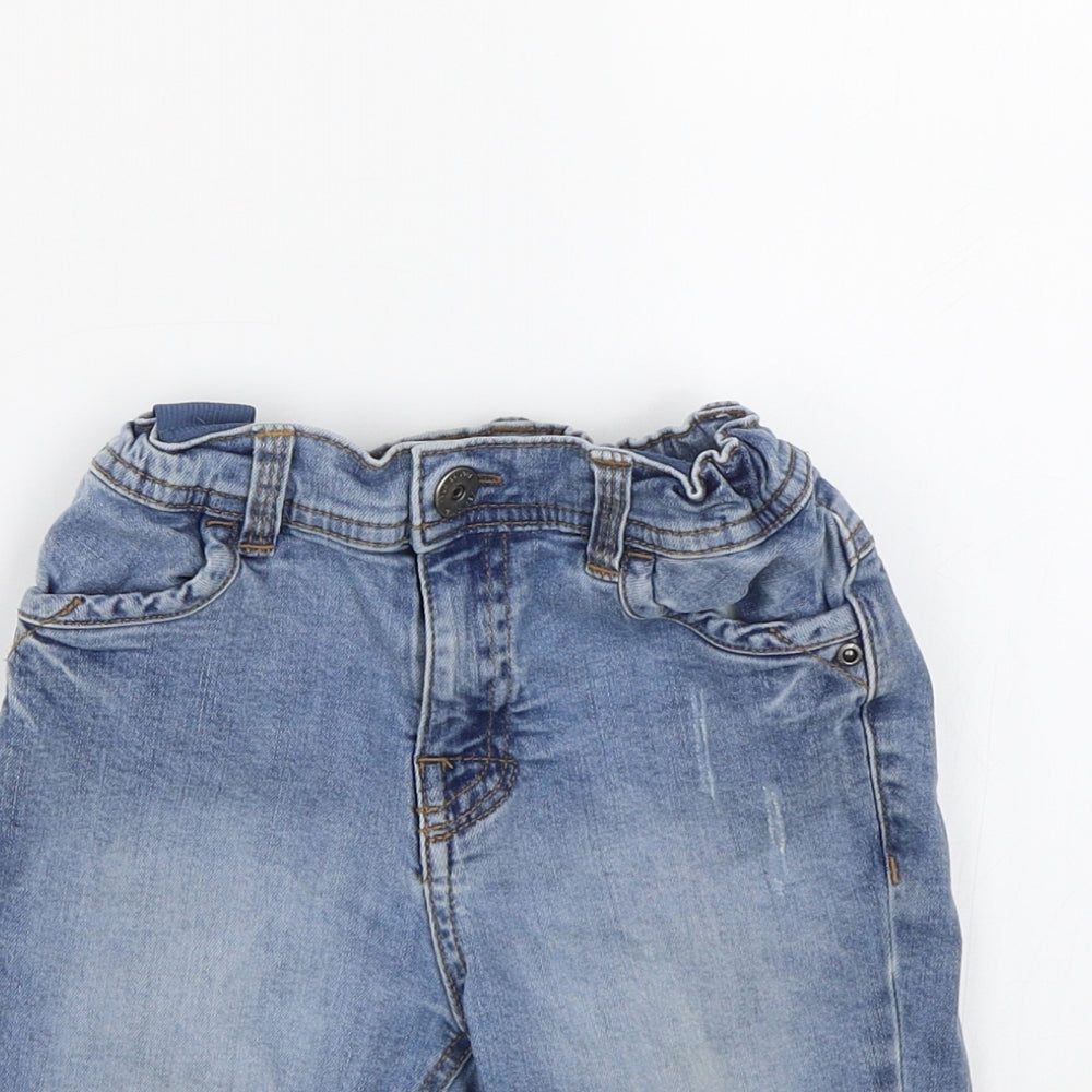 Vertbaude Boys Blue  Denim Bermuda Shorts Size 6 Years