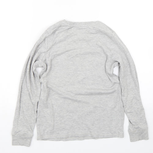 NEXT Boys Grey   Pullover Sweatshirt Size 11 Years  - Christmas