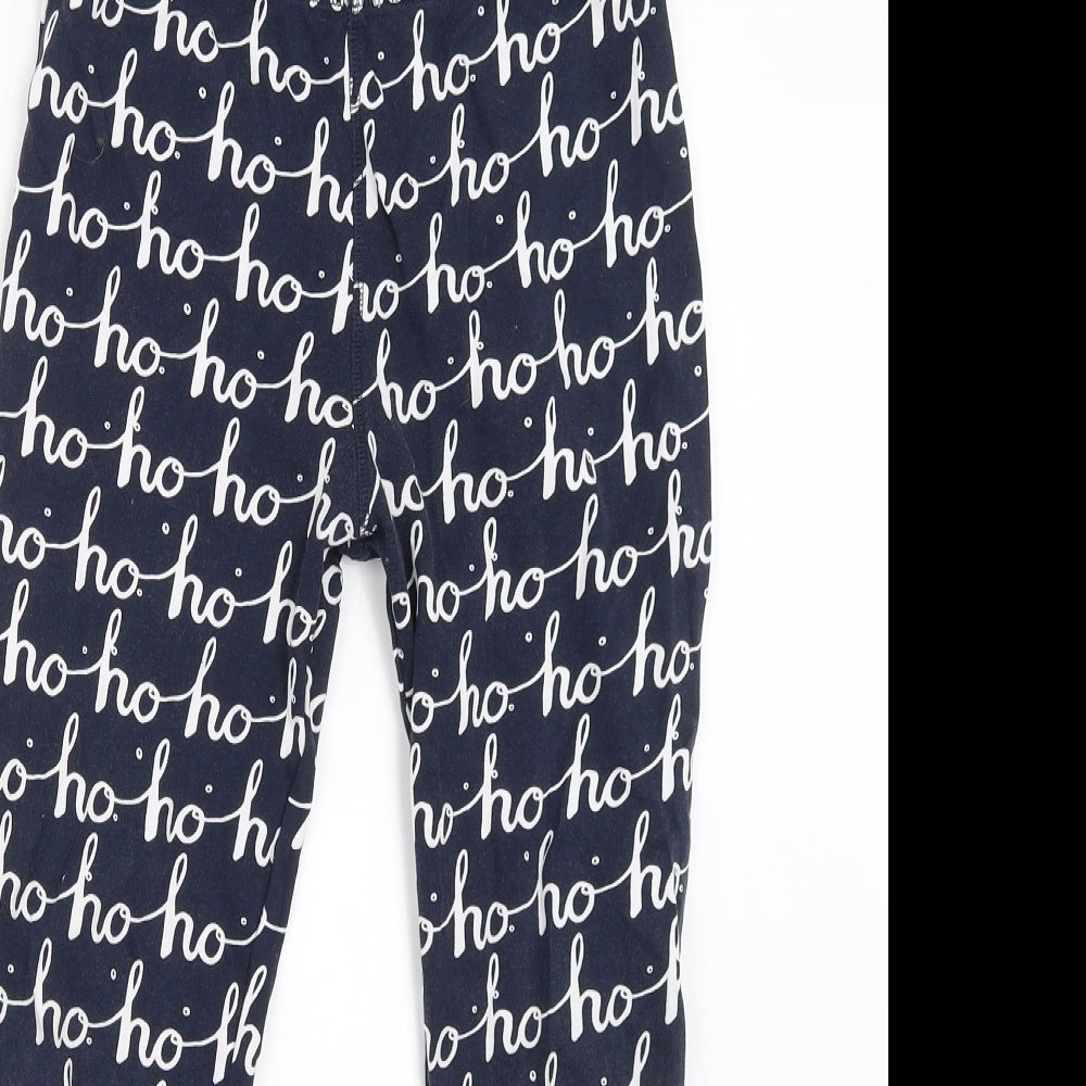 NEXT Boys Blue    Lounge Pants Size 11 Years  - Ho ho ho