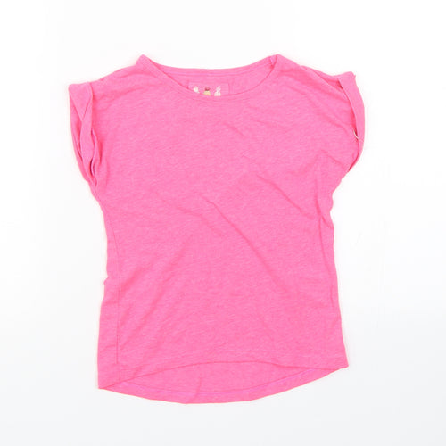 TU Girls Pink   Basic T-Shirt Size 6 Years