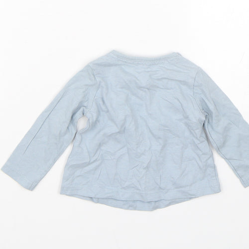 TU Girls Blue   Basic T-Shirt Size 0-3 Months