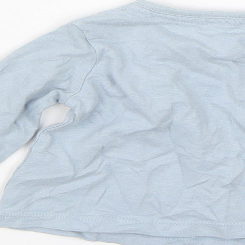 TU Girls Blue   Basic T-Shirt Size 0-3 Months