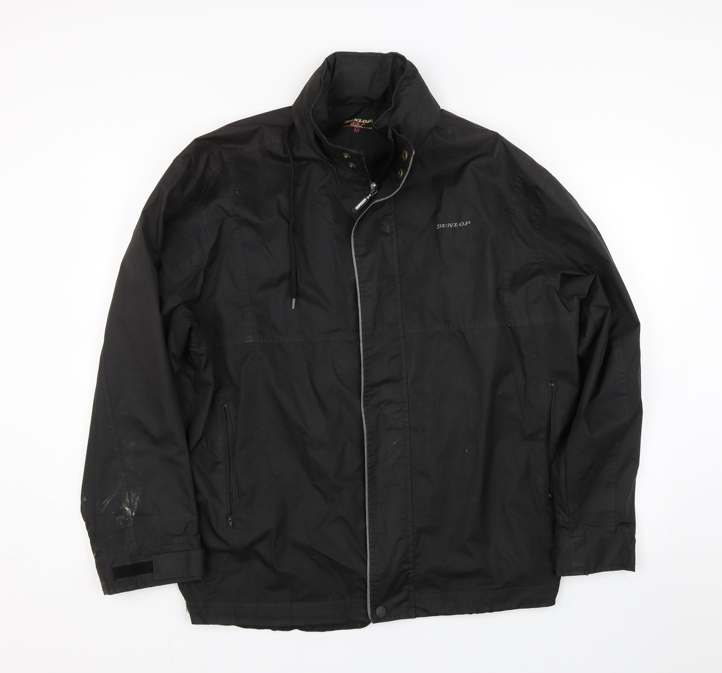 Dunlop Golf Mens Black   Rain Coat Coat Size M