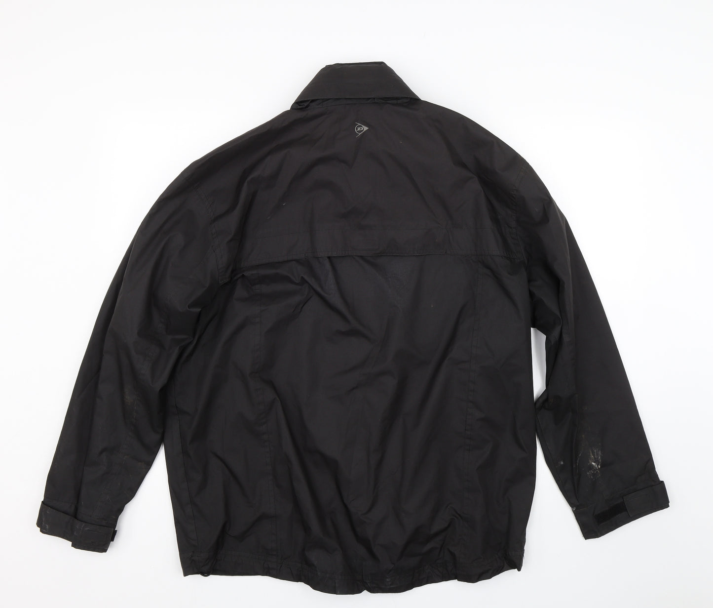 Dunlop Golf Mens Black   Rain Coat Coat Size M