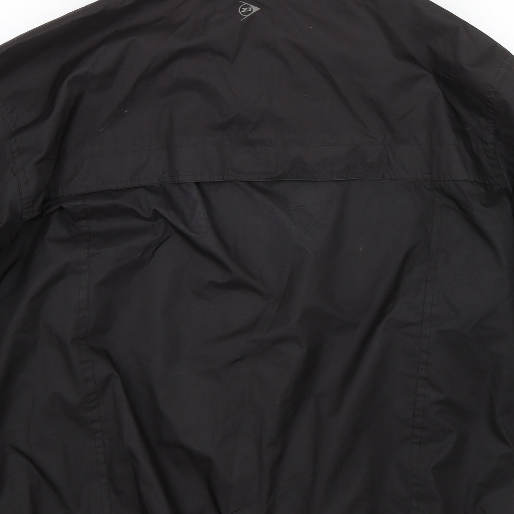 Dunlop Golf Mens Black   Rain Coat Coat Size M