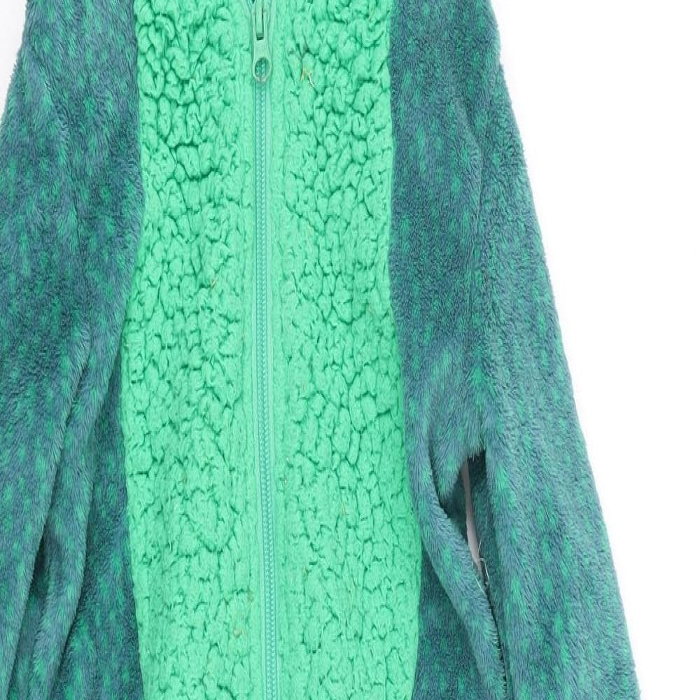 John Lewis Boys Green Spotted   Bodysuit Size 7 Years  - Dinosaur
