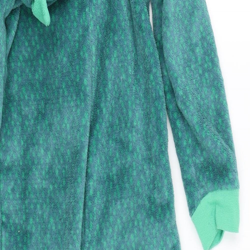 John Lewis Boys Green Spotted   Bodysuit Size 7 Years  - Dinosaur