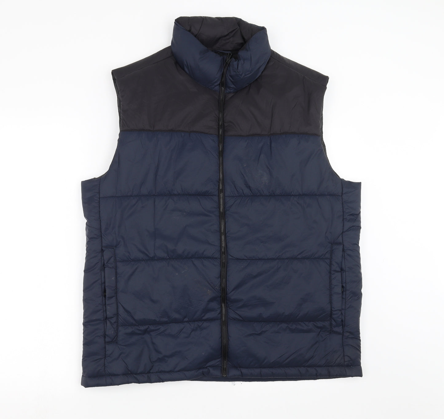 TU Mens Blue   Gilet Jacket Size L