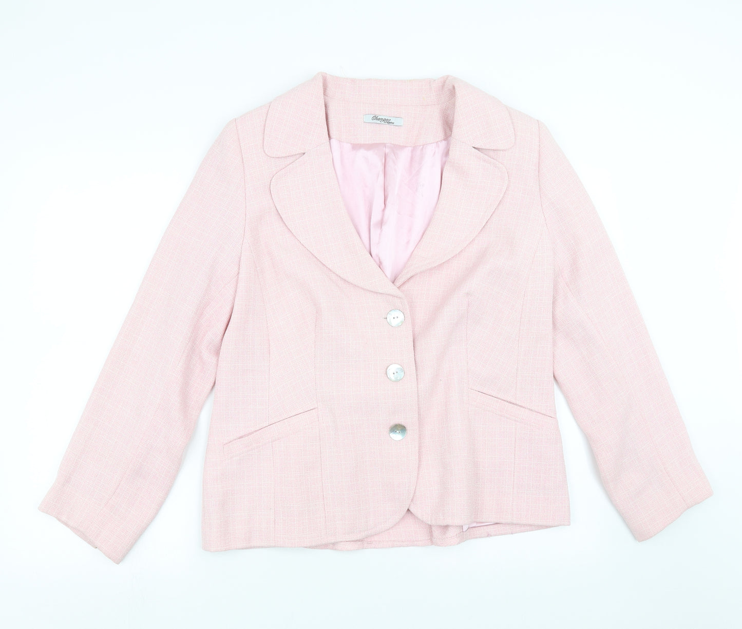 Changes By Together Womens Pink   Jacket Suit Jacket Size 16