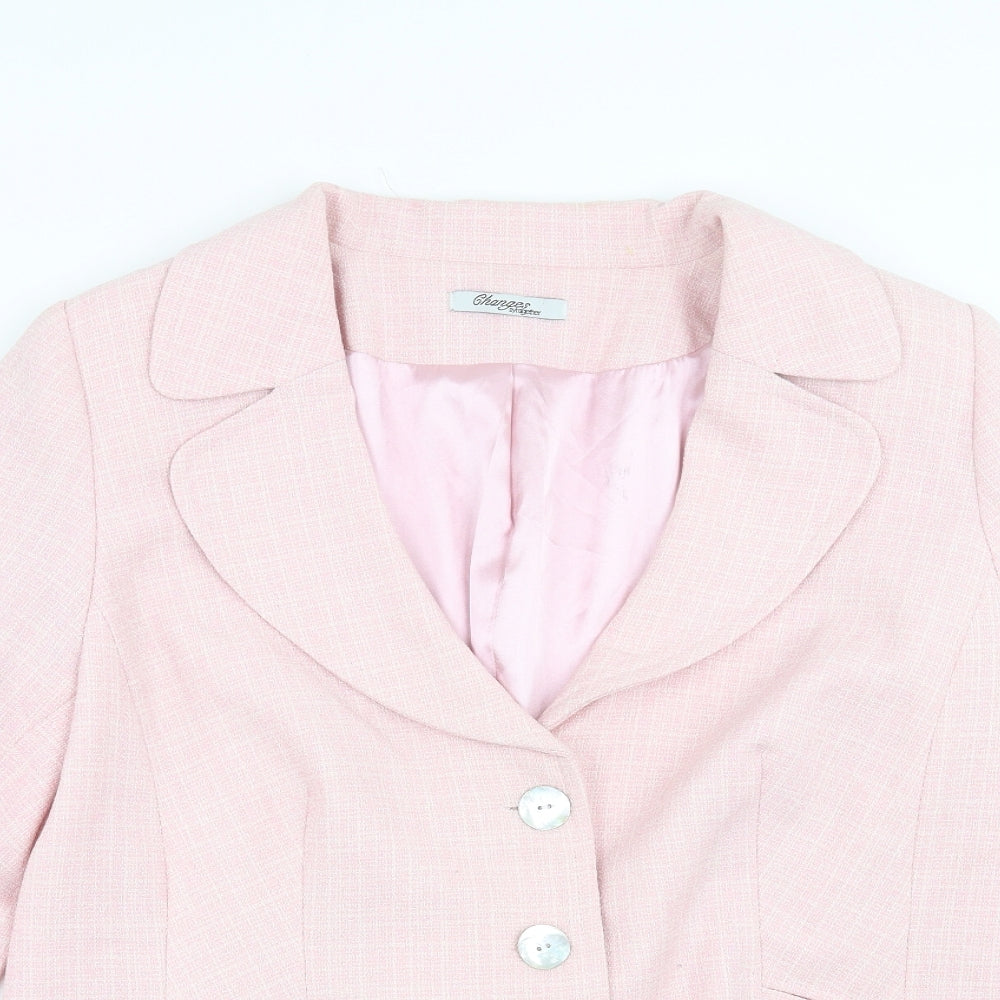 Changes By Together Womens Pink   Jacket Suit Jacket Size 16