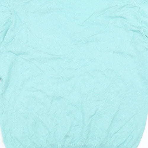 Marks and Spencer Womens Green  Knit Pullover Jumper Size 16  - aqua