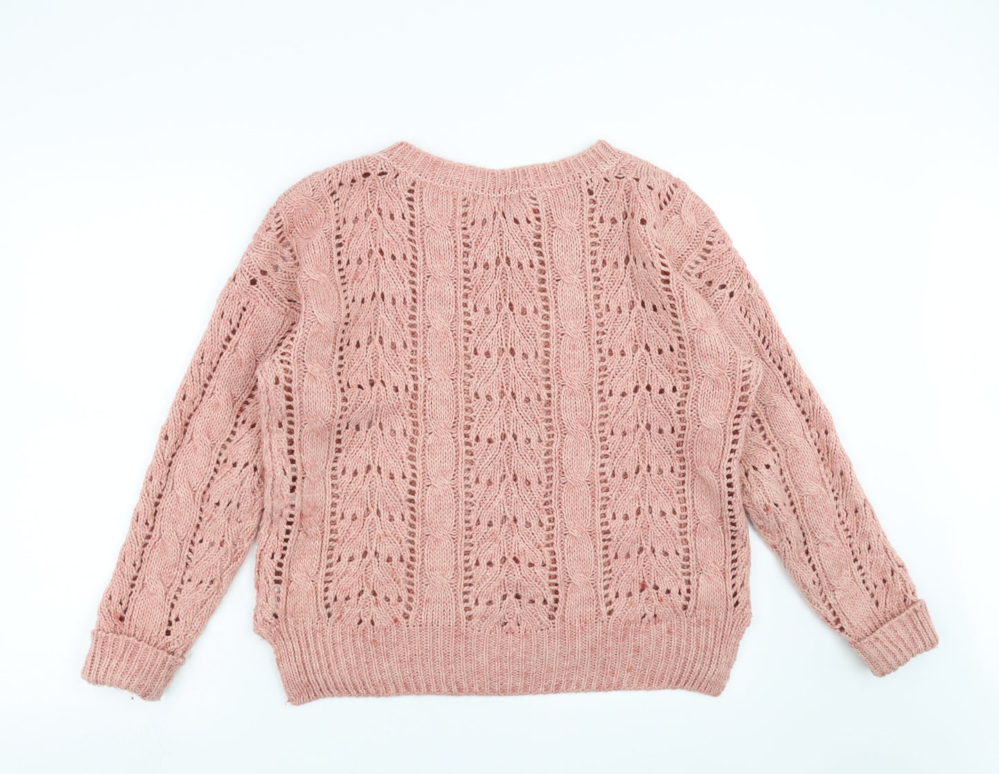 Primark Womens Pink  Knit Pullover Jumper Size 14
