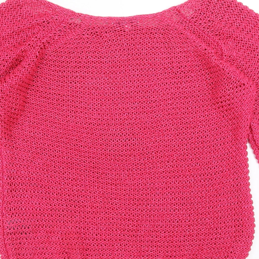 Marks and Spencer Womens Pink   Pullover Jumper Size M
