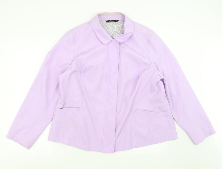 BM collection Womens Purple Jacket Size L