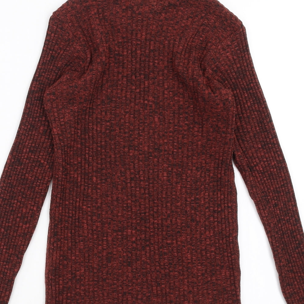 Primark Womens Red Striped  Pullover Jumper Size 12