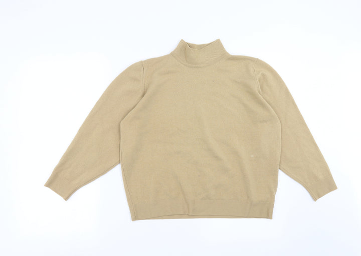 Marks and Spencer Womens Beige  Knit Pullover  Size 16