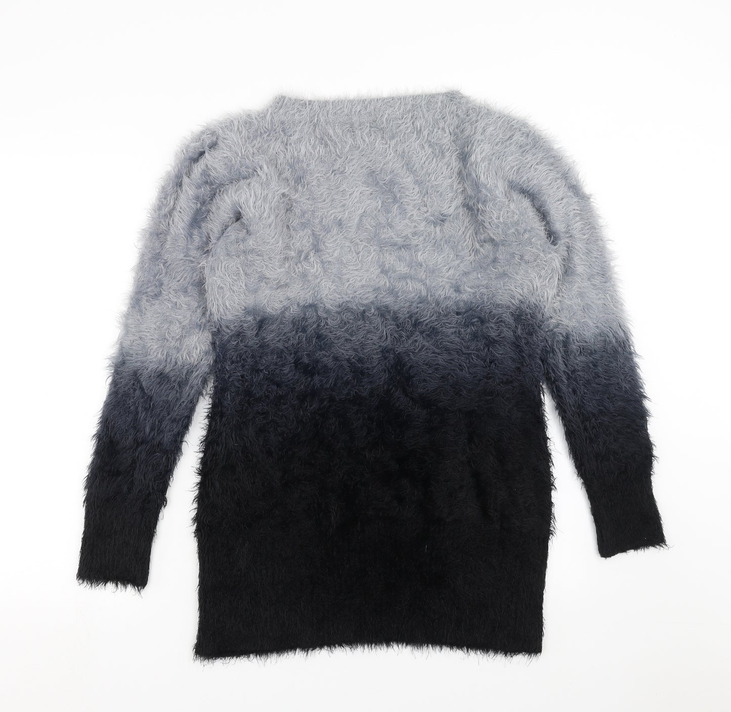 Roman Womens Black   Pullover Jumper Size 16  - fluffy