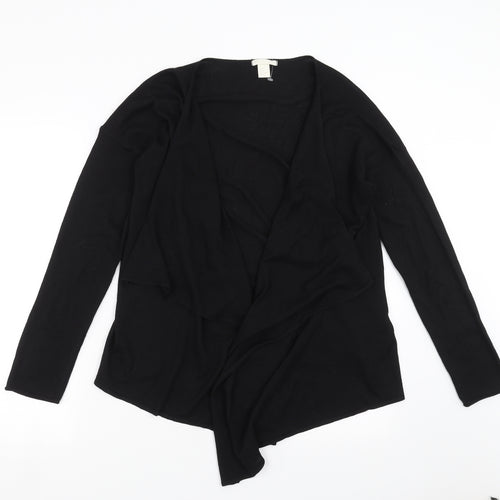 H&M Womens Black  Knit Cardigan Jumper Size M