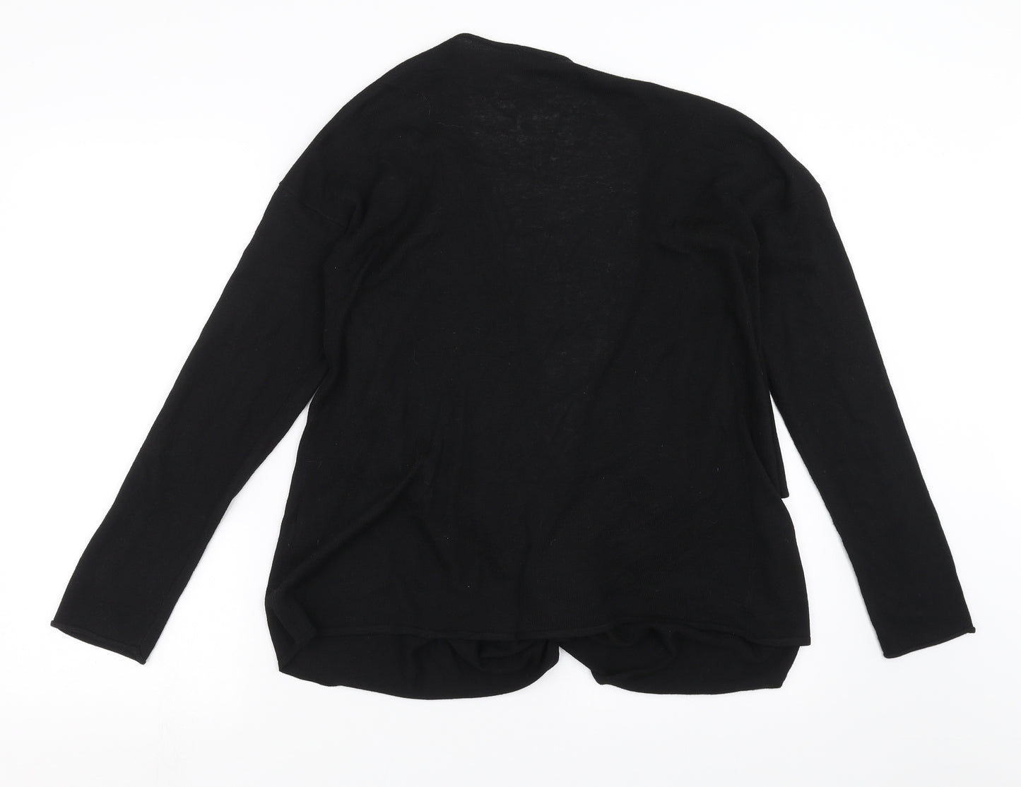 H&M Womens Black  Knit Cardigan Jumper Size M
