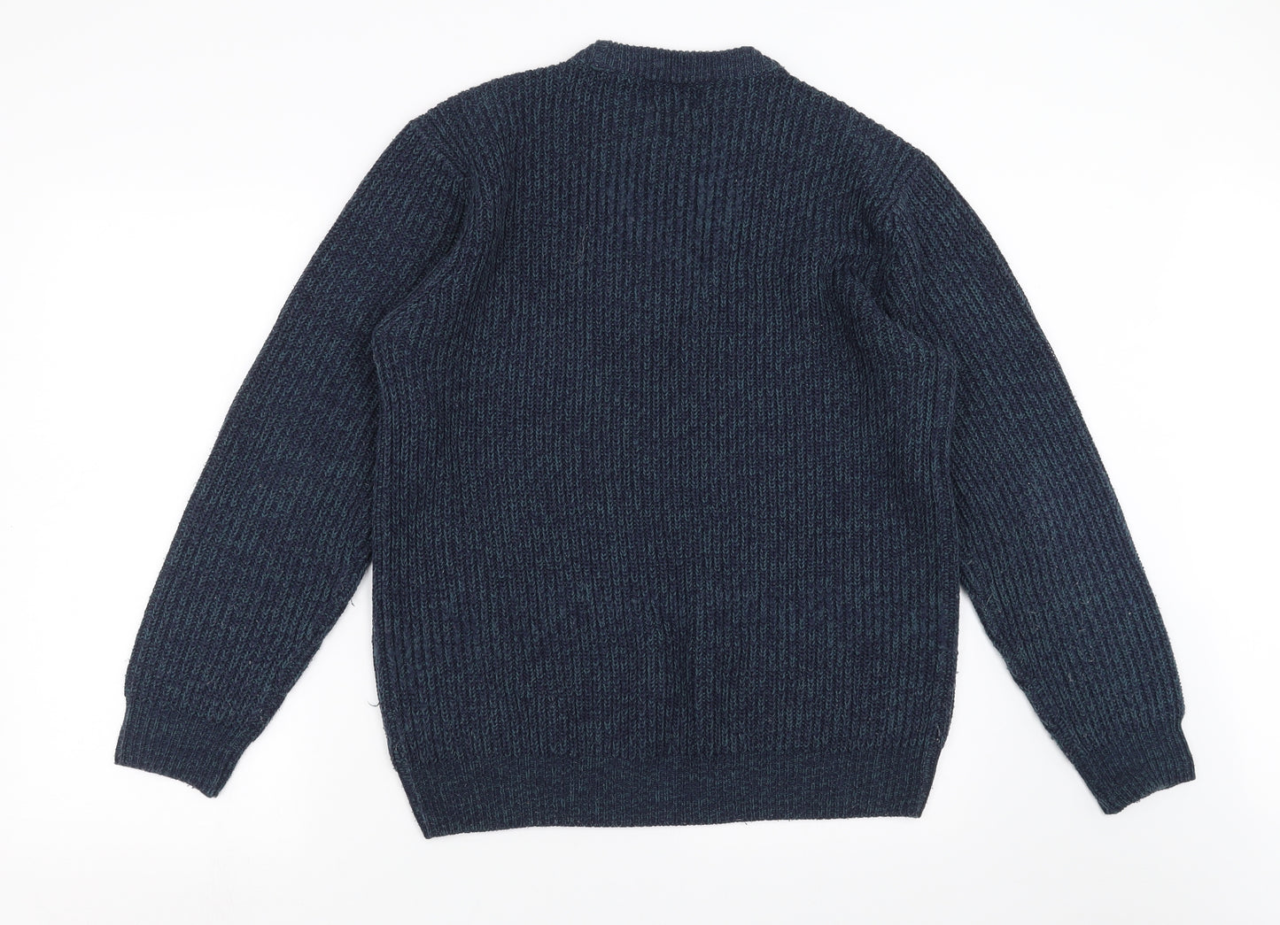 George Mens Blue  Knit Pullover Jumper Size M