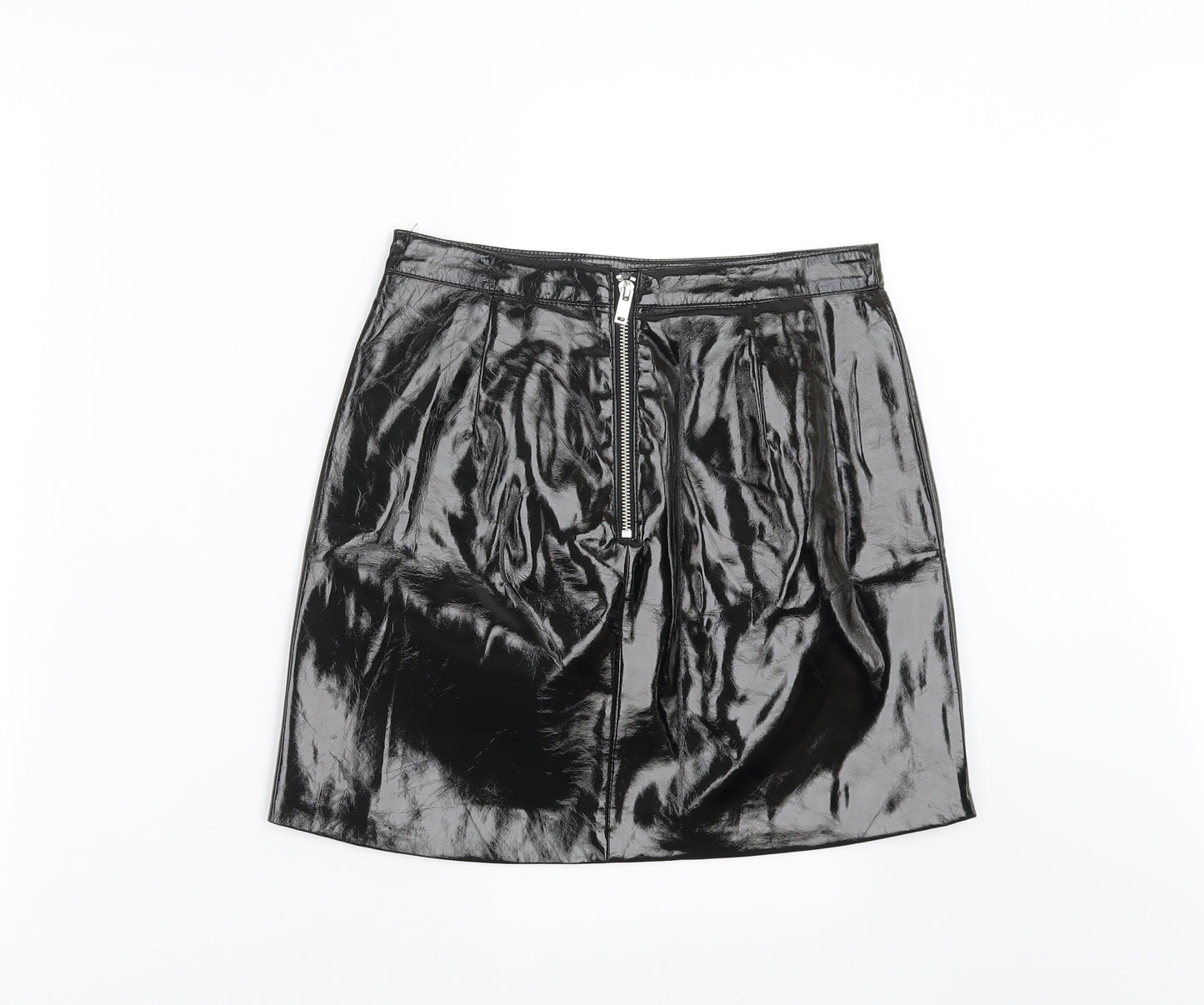 Miss Selfridge Womens Black   A-Line Skirt Size 8