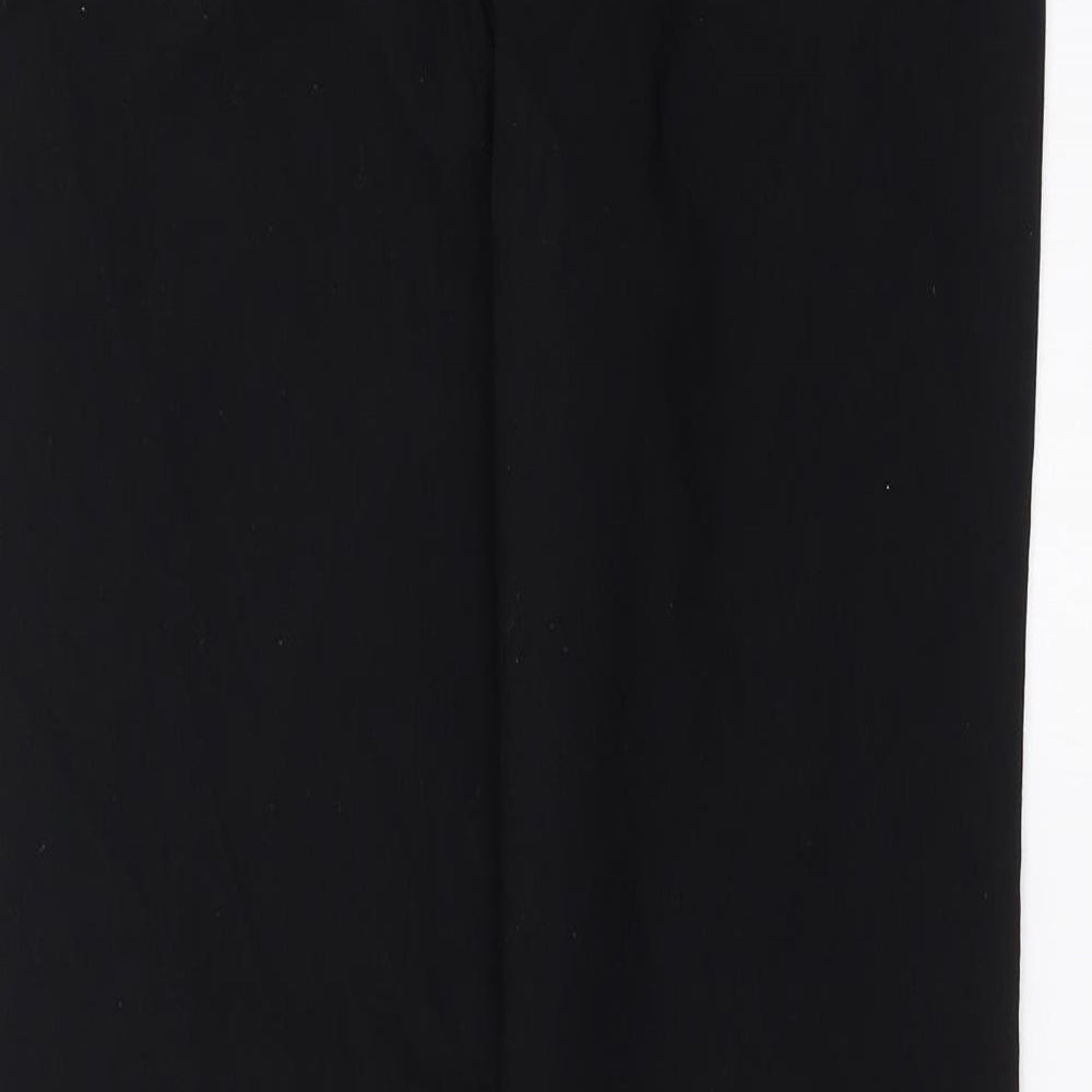 Papaya Womens Black   Trousers  Size 14 L29 in