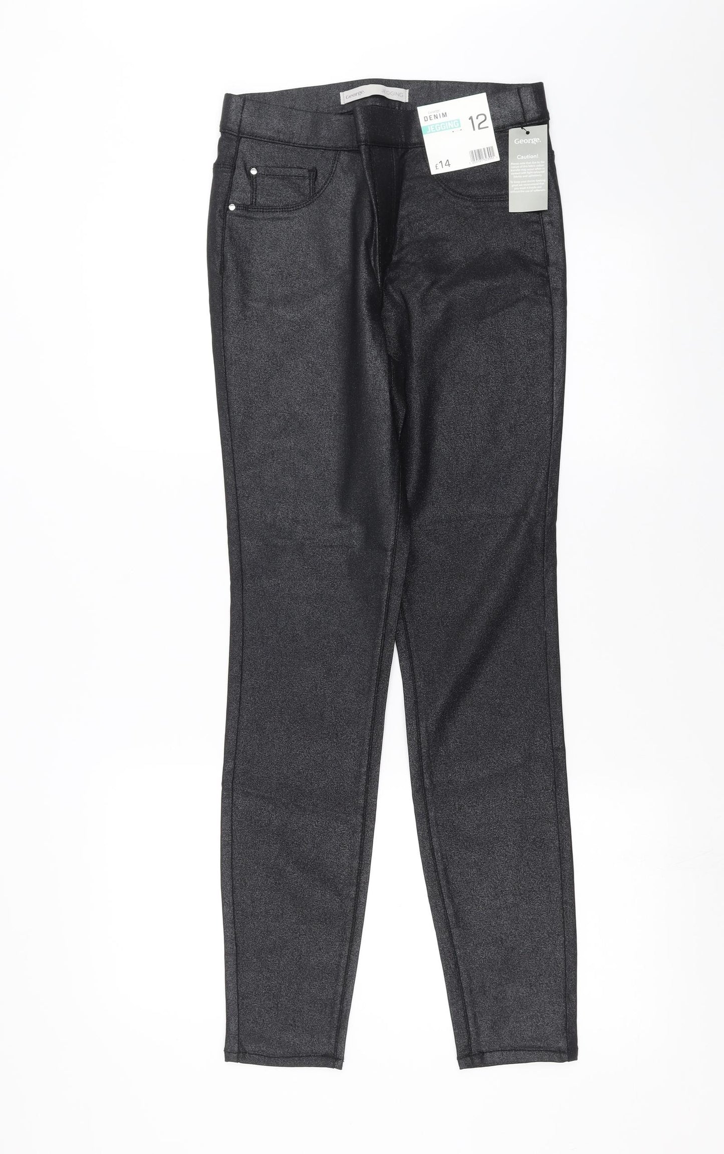 George Womens Black   Jegging Jeans Size 12 L29 in