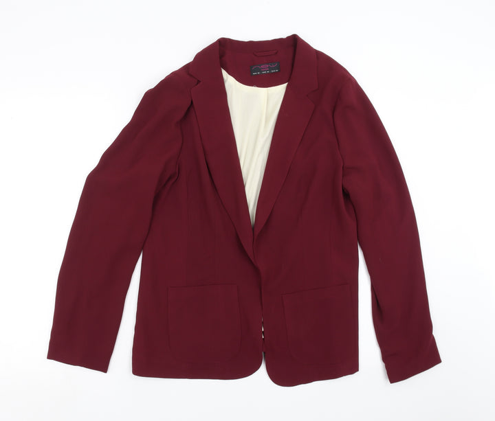 New Look Womens Purple   Jacket Blazer Size 14