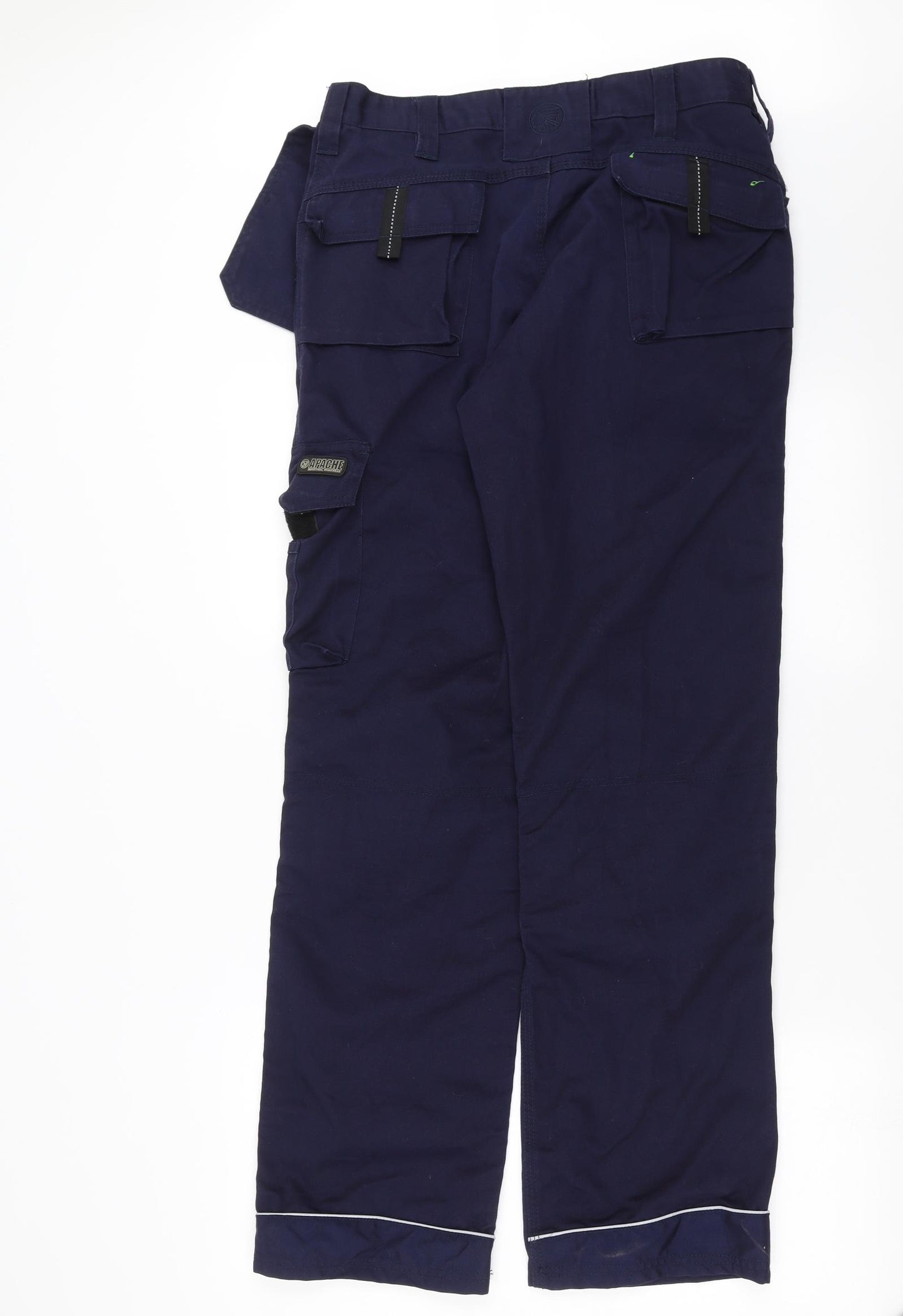 Apache Mens Blue   Cargo Trousers Size 32 in L32 in - Work Trousers