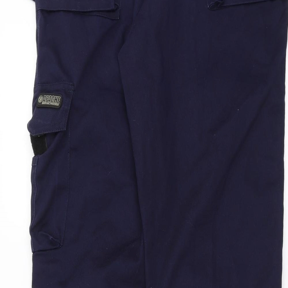 Apache Mens Blue   Cargo Trousers Size 32 in L32 in - Work Trousers