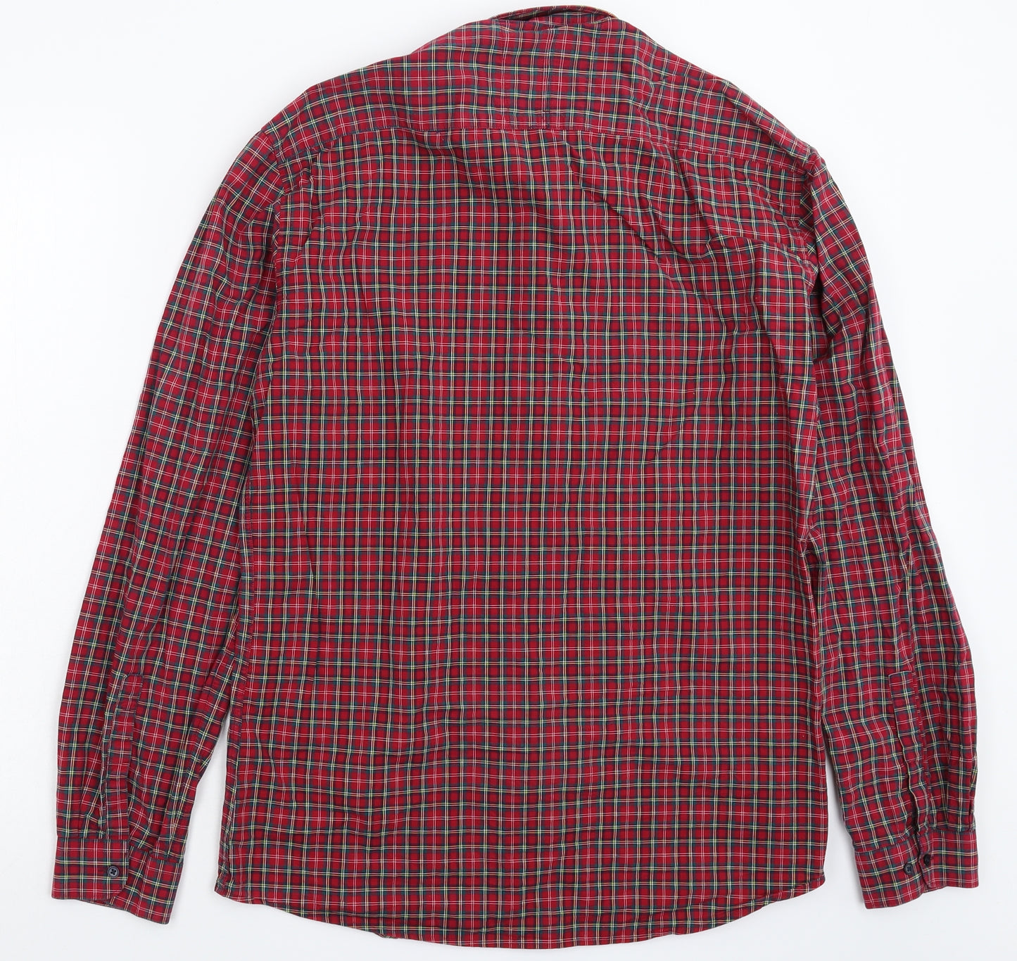 Selected Mens Multicoloured Check   Button-Up Size XL