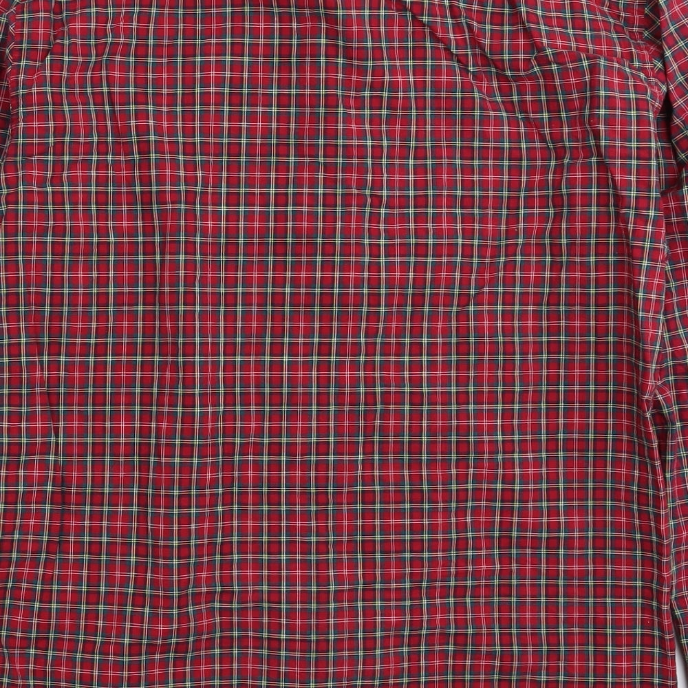 Selected Mens Multicoloured Check   Button-Up Size XL