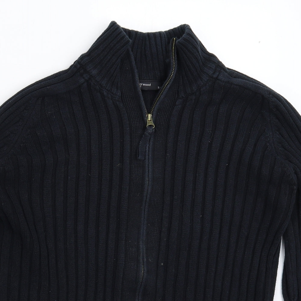 Cedar Wood State Mens Blue  Knit Cardigan Jumper Size S