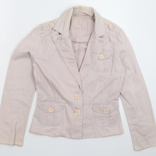 Bay Womens Grey   Jacket Blazer Size 10