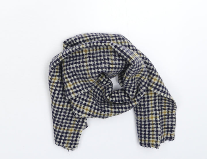 Preworn Unisex Multicoloured Houndstooth Knit Scarf