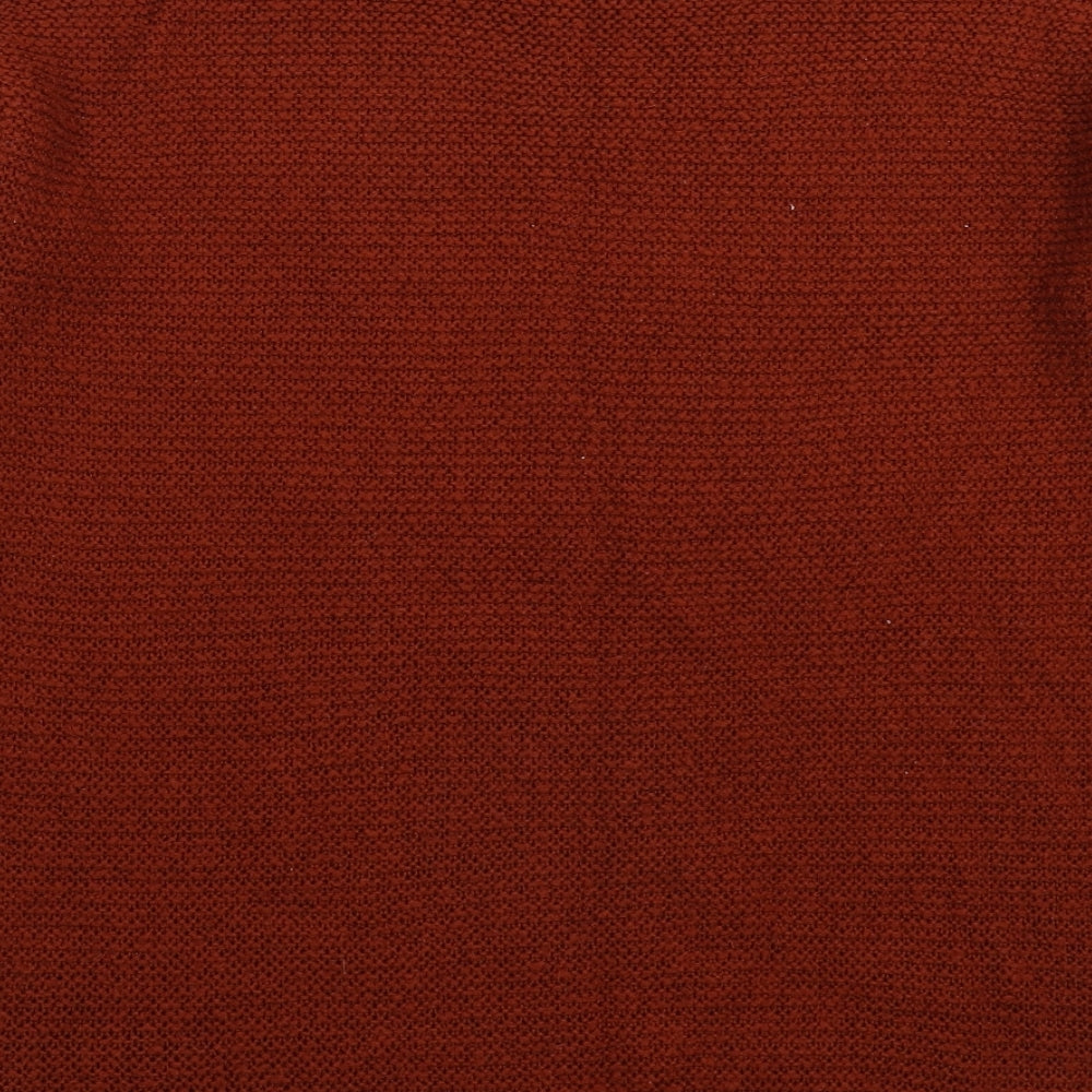 Papaya Womens Brown  Knit Pullover Jumper Size L